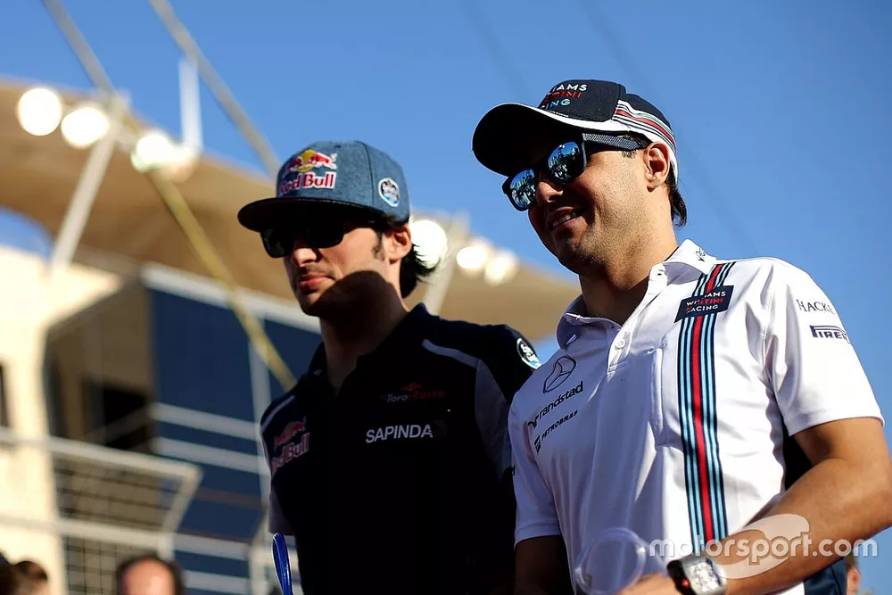 Felipe Massa e Carlos Sainz Jr, GP do Bahrein 2016