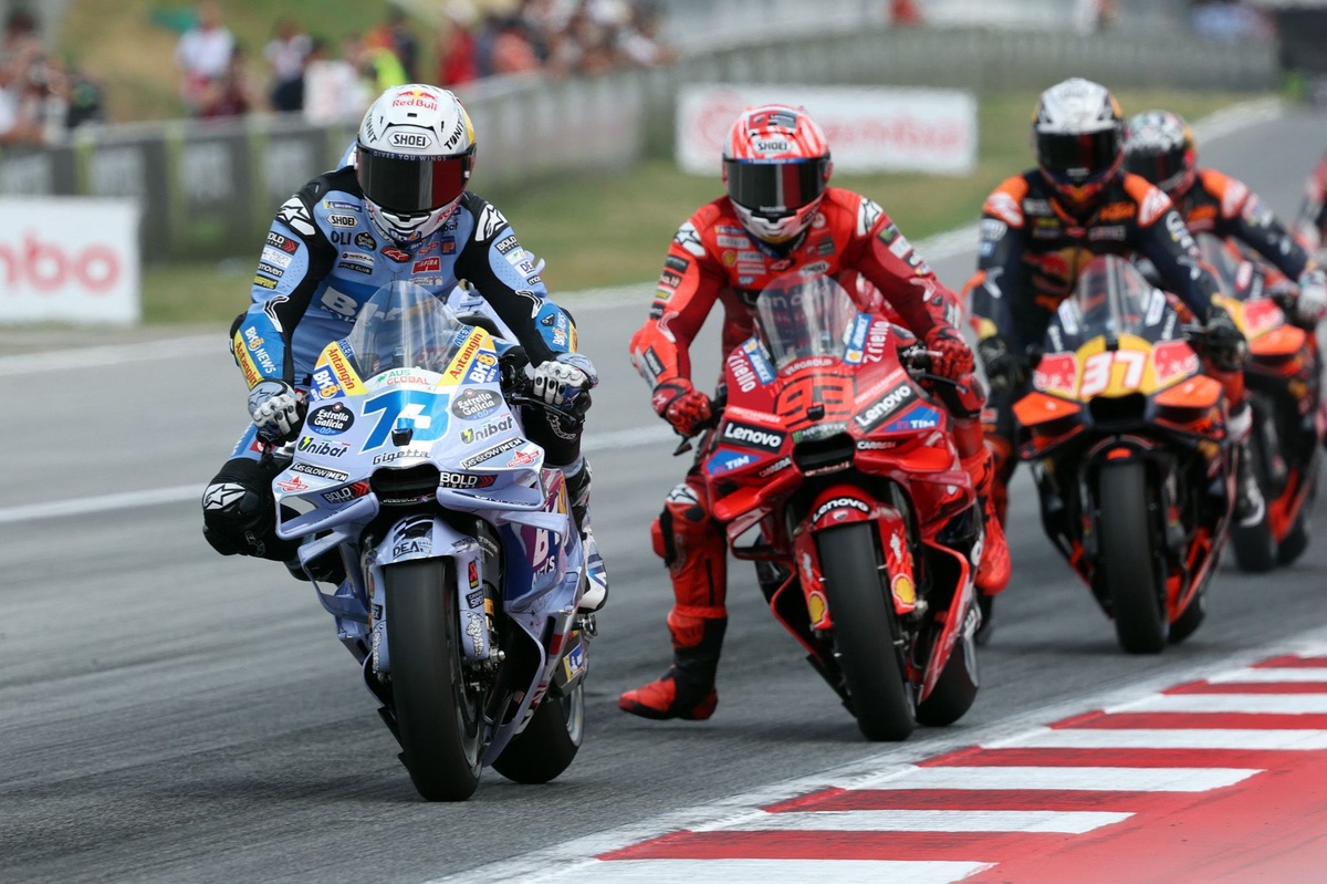 MotoGP Catalan GP: Alex Marquez fends off Marc to take second career win