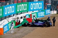 V&iacute;deo F1: bandera roja en la salida de Jap&oacute;n por un aparatoso accidente