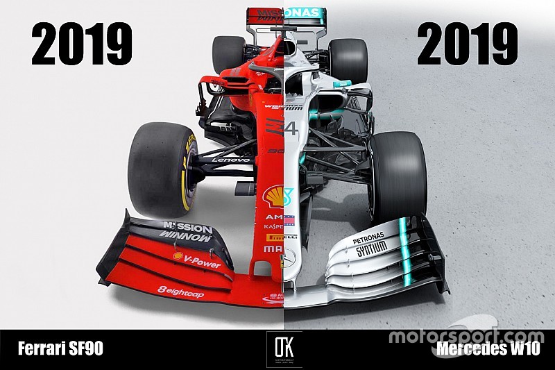 Karşılaştırma: Ferrari SF90 ve Mercedes W10