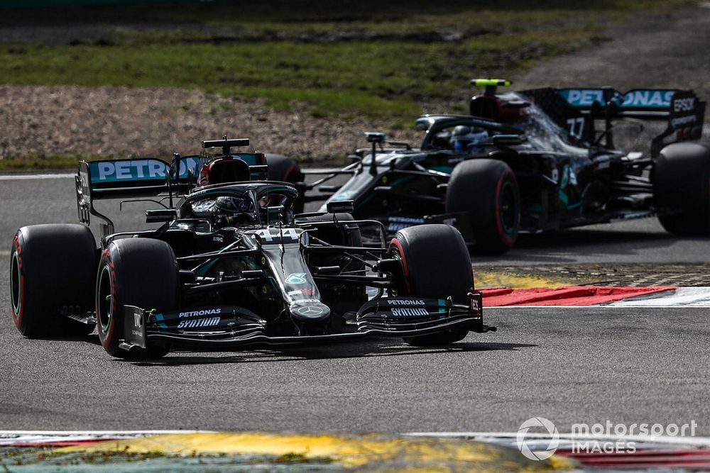 Lewis Hamilton, Mercedes F1 W11, Valtteri Bottas, Mercedes F1 W11