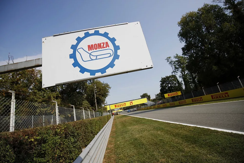 Se&ntilde;al del circuito de Monza