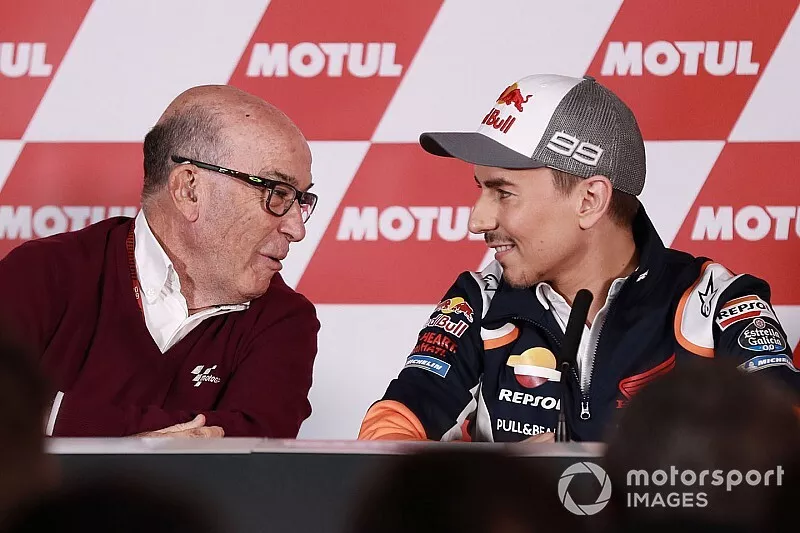 Carmelo Ezpeleta, PDG Dorna Sports, Jorge Lorenzo, Repsol Honda Team