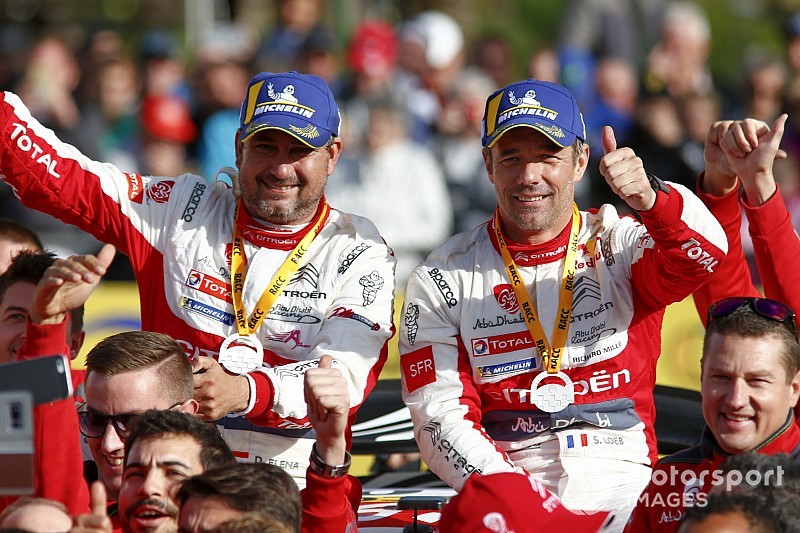 La porte Citroën WRC fermée en 2019, Loeb ouvert