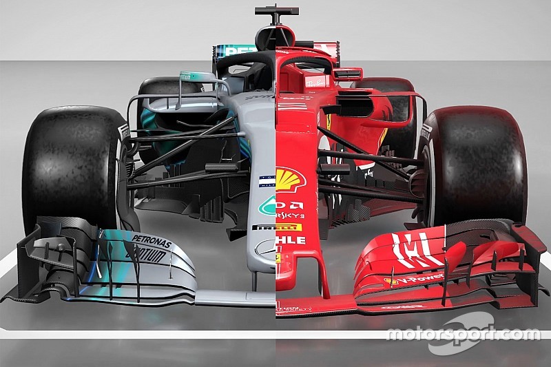 Formel-1-Technik 2018: Der Mercedes und der Ferrari im Video-Vergleich