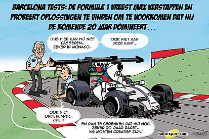 Cartoon van Cirebox - Formule 1 vreest Max Verstappen