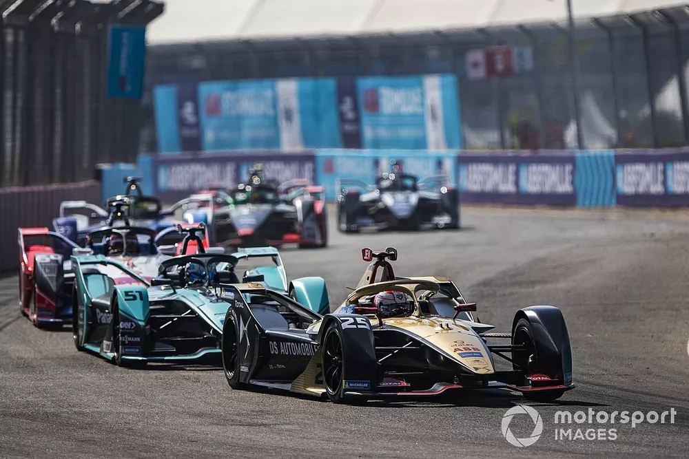 Jean-Eric Vergne, DS Techeetah, DS E-Tense FE20, James Calado, Jaguar Racing, Jaguar I-Type 4, J&eacute;r&ocirc;me d'Ambrosio, Mahindra Racing, M6Electro 
