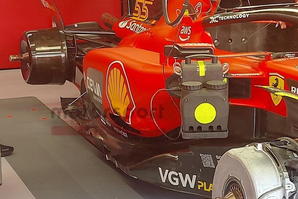 Ferrari sidepods