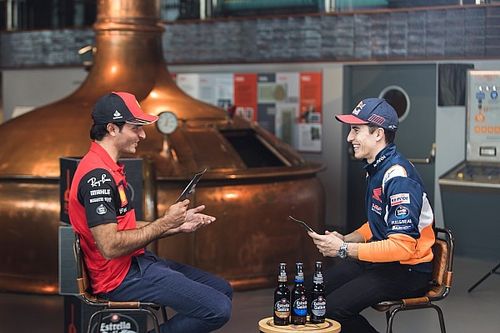 V&iacute;deo: preguntas y respuestas entre M&aacute;rquez y Sainz en MEGA