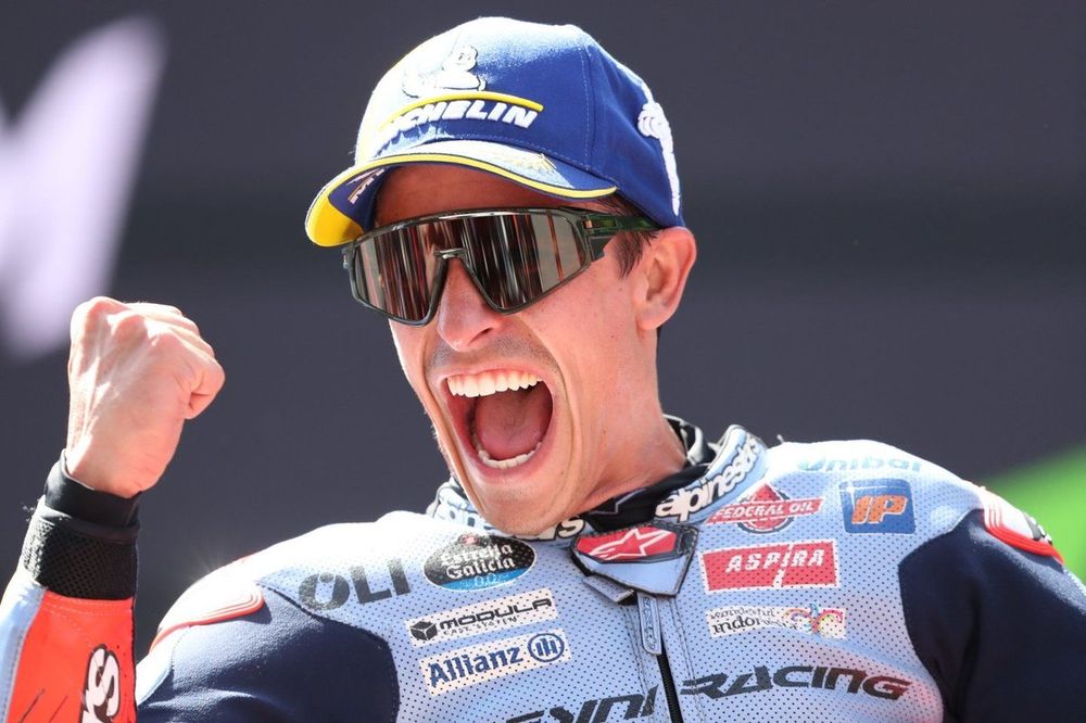 Podio: tercer lugar Marc M&aacute;rquez, Gresini Racing