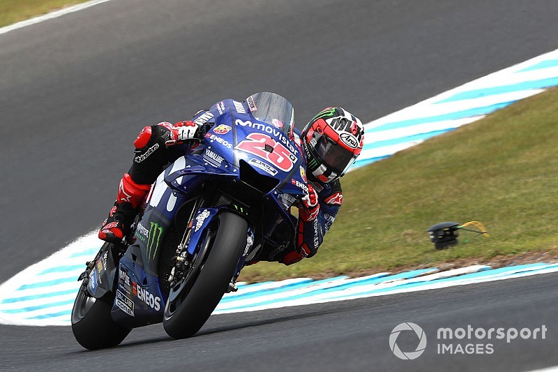 Viñales lamenta chuva no Q2: “não consegui terminar a volta”