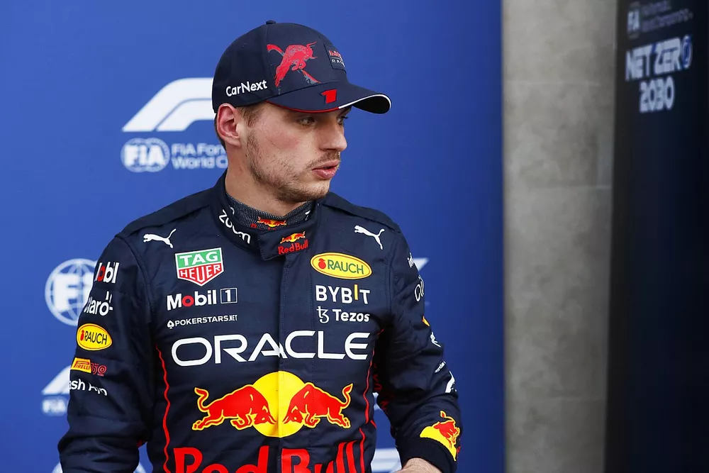Pole man Max Verstappen, Red Bull Racing