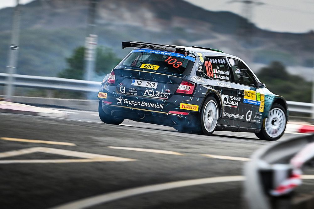 
Alberto Battistolli, Simone Scattolin, Skoda Fabia Rally2 evo
