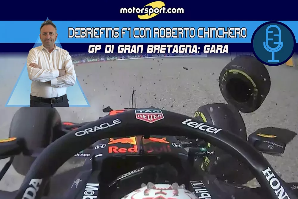 Cover "Debriefing F1 con Roberto Chinchero": GP di Gran Bretagna, gara