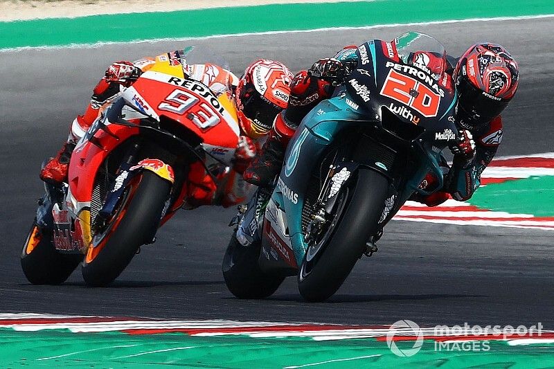 Fabio Quartararo, Petronas Yamaha SRT, Marc M&aacute;rquez, Repsol Honda Team