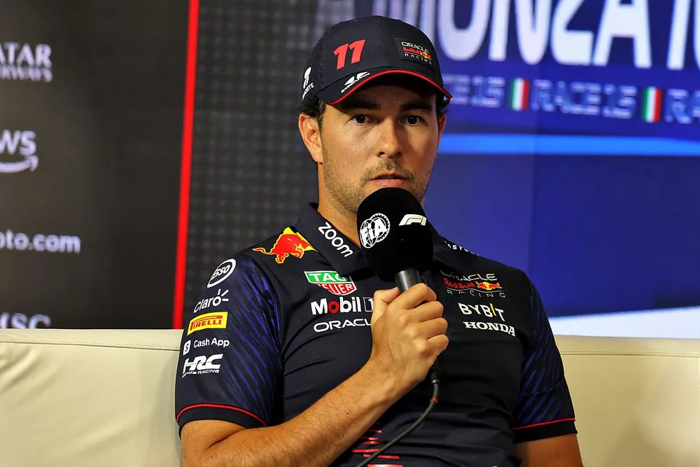 Conf&eacute;rence de presse : Sergio Perez, Red Bull Racing 