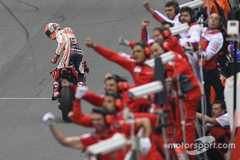Ganador de la carrera Marc M&aacute;rquez, Repsol Honda Team
