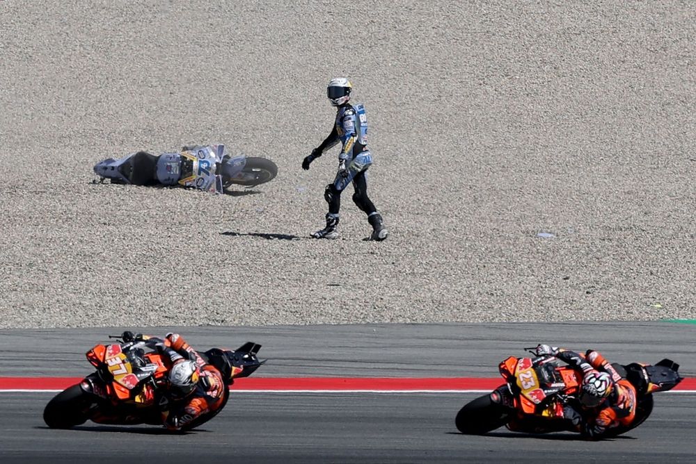 Ca&iacute;da de Alex M&aacute;rquez, Gresini Racing