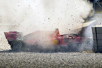 Felge durch Fremdkörper beschädigt: Ferrari hat Vettel-Unfall aufgeklärt