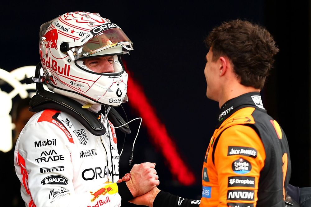 Lando Norris, McLaren, Max Verstappen, Red Bull Racing