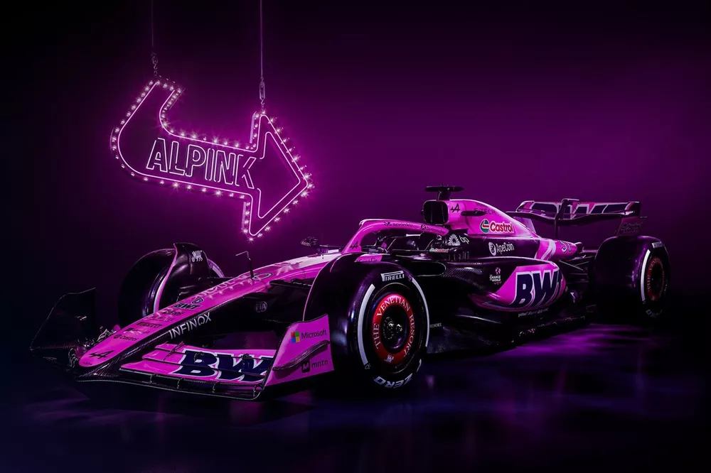 Pintura Alpine para o GP de Las Vegas