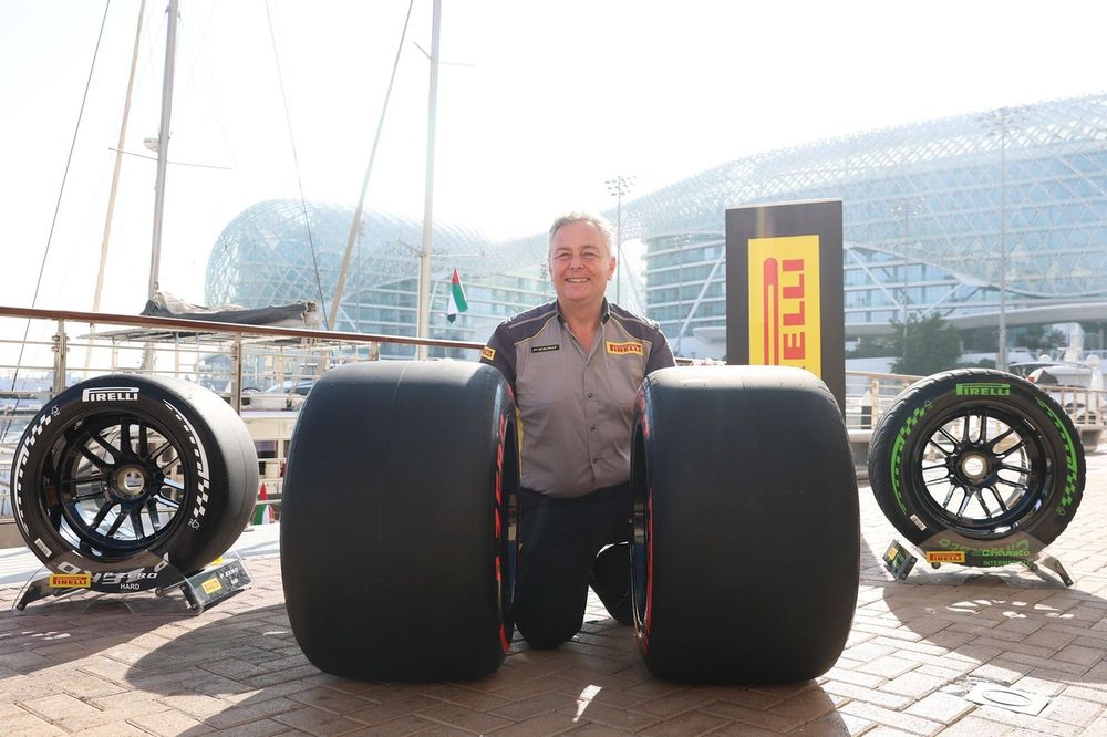 Mario Isola, Pirelli F1 Director with Pirelli 2026 F1 tyres