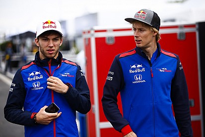 Hartley unimpressed by Gasly's "nice speech" on team orders