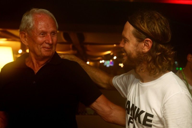 Helmut Marko y Vettel