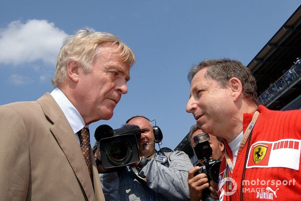 Jean Todt, Ferrari habla con Max Mosley, presidente de la FIA