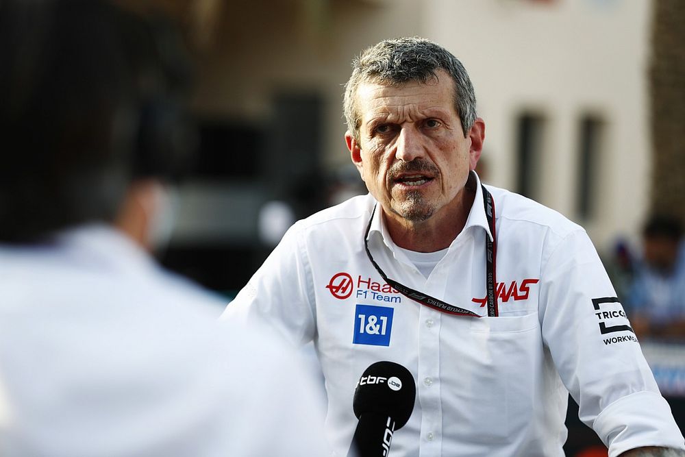 Guenther Steiner, Team Principal, Haas F1, is interviewed