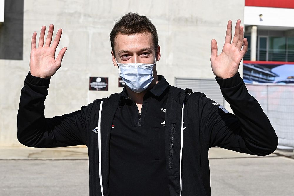 Daniil Kvyat, reserve driver, Alpine F1 