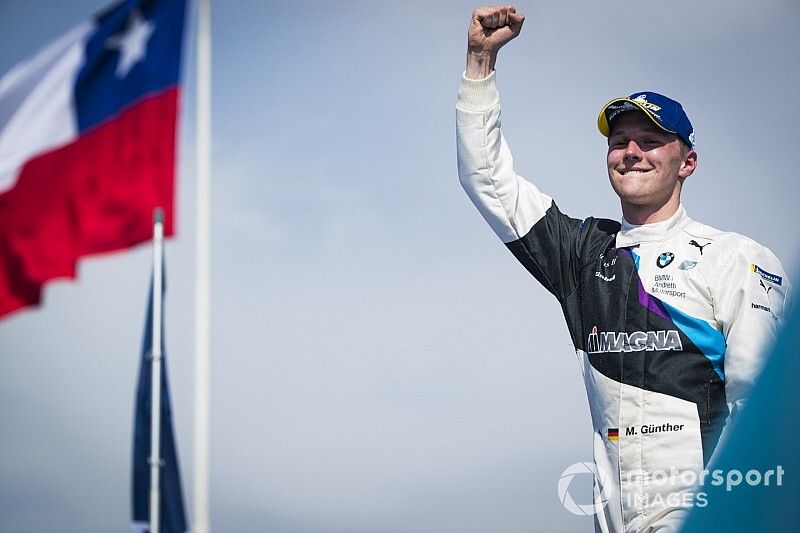 Podio: ganador de la carrera Maximilian Günther, BMW I Andretti Motorsports