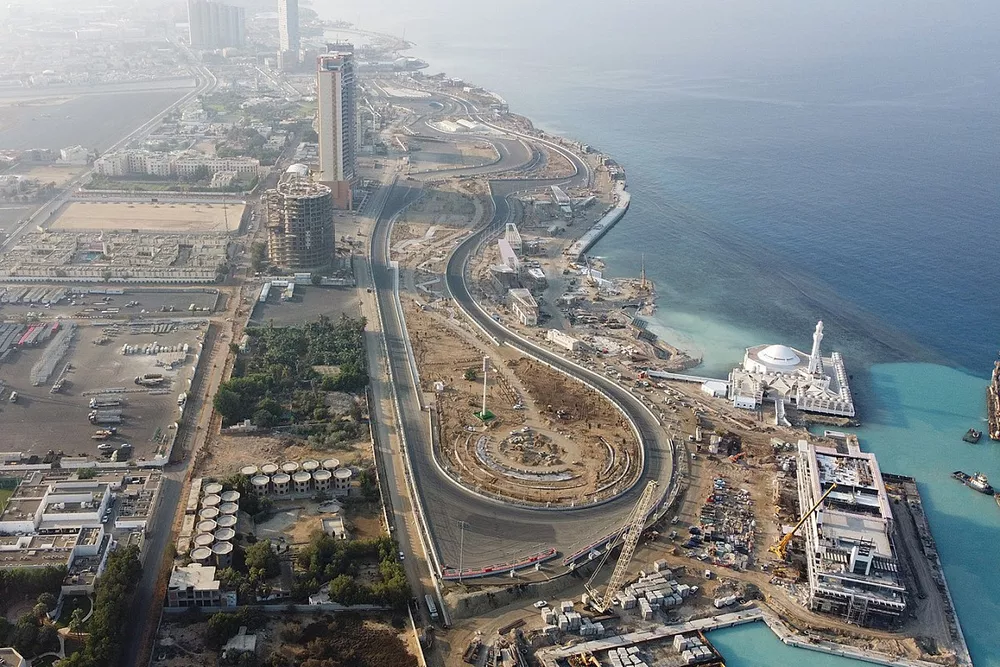نظرة على حلبة شوارع جدّة