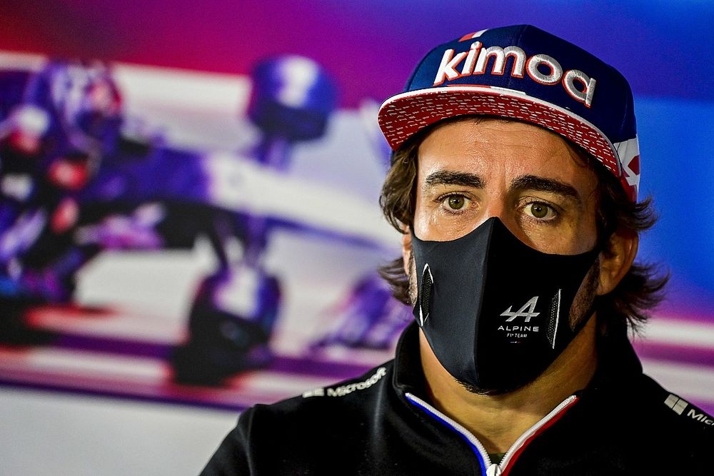 Fernando Alonso, Alpine F1 in the press conference