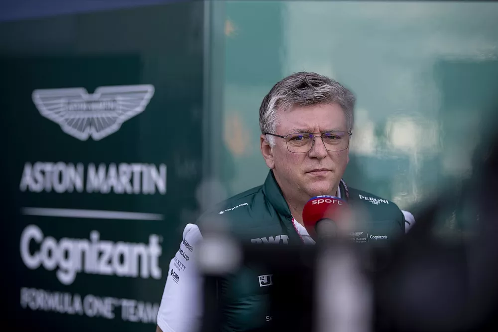 Otmar Szafnauer, team principal et PDG, Aston Martin F1, est interview&eacute;