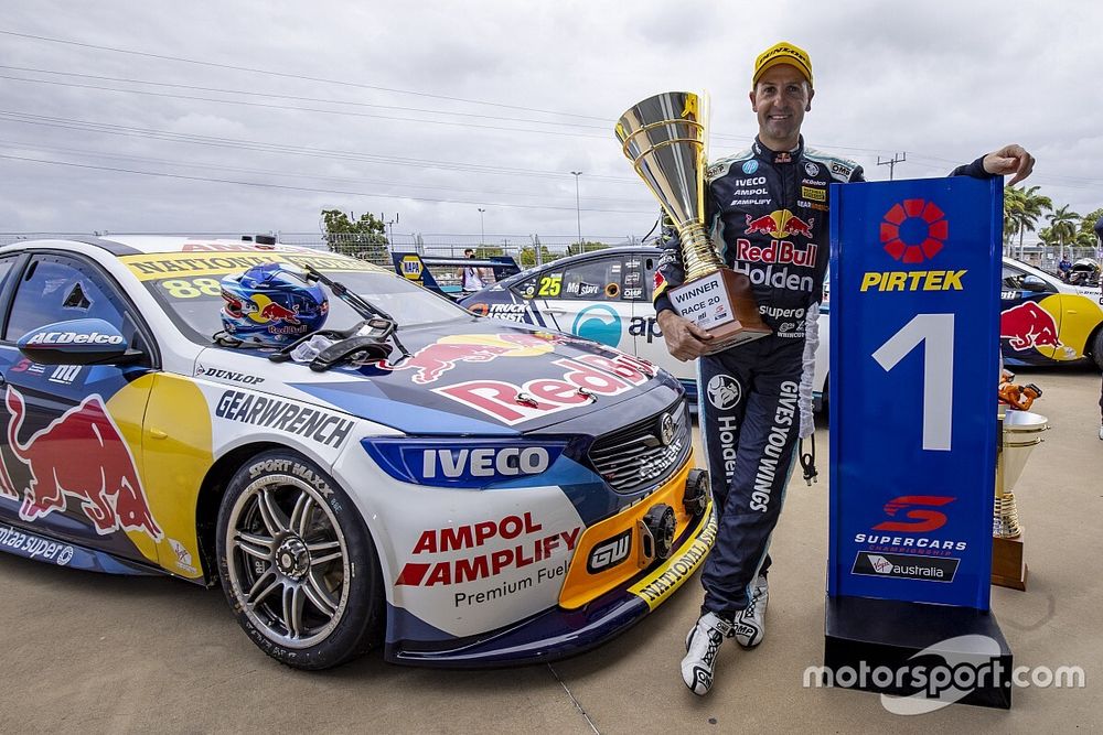 Race winner Jamie Whincup, Triple Eight Race Engineering Holden
