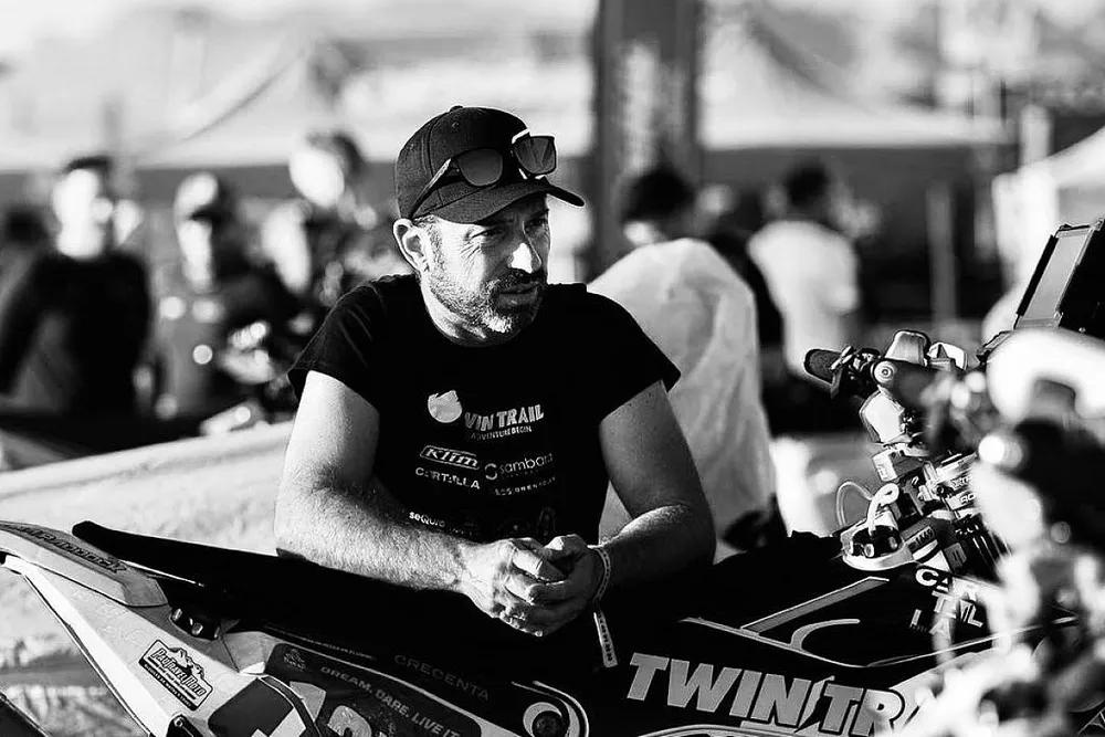 Carles Falcón en el Dakar de 2024