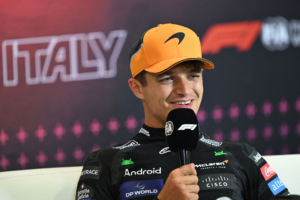 Lando Norris, McLaren F1 Team, 3rd position, in the Press Conference