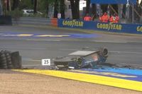 24H Le Mans: un brutal accidente interrumpe la tremenda lucha a 6h del final