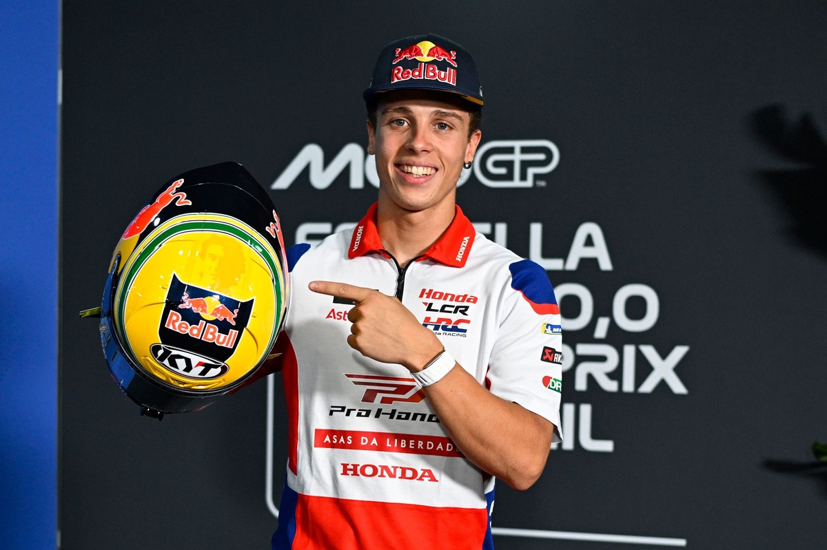 MotoGP | Moreira dedica il casco a Senna: "Voglio seguire le orme di Ayrton"