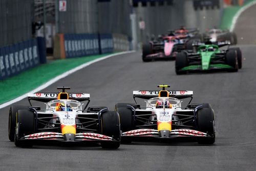 Hadjar se disculp&oacute; de inmediato con Lawson por el choque en Brasil