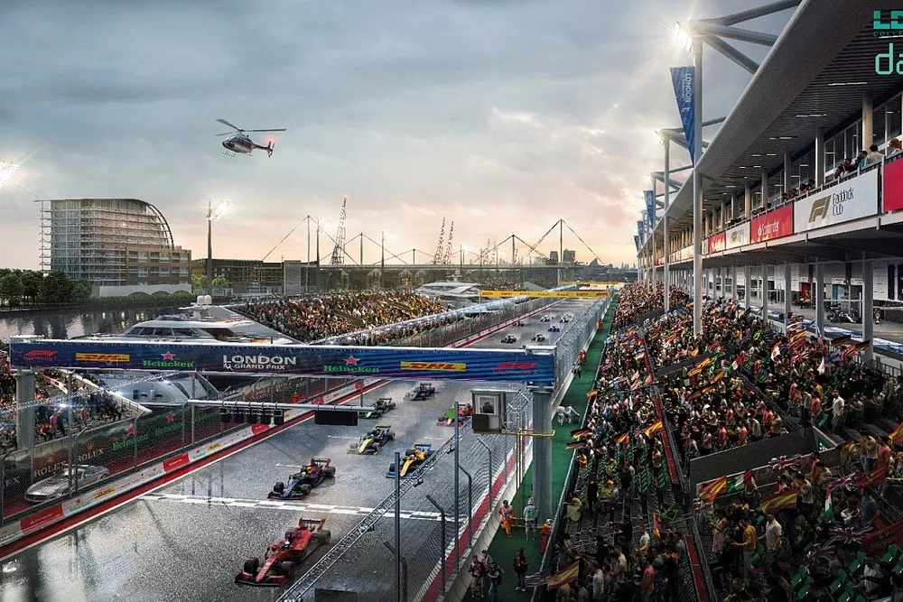 Gran Premio dei Royal Docks CGI (crediti Dar e LDN Collective)