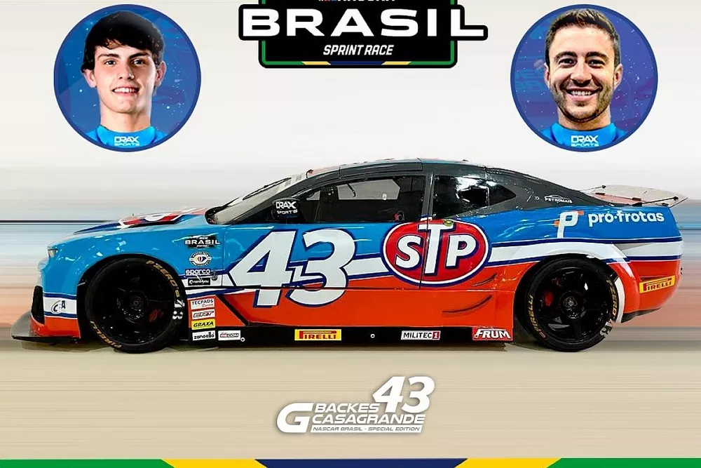 Guilherme Backes e Gabriel Casagrande estar&atilde;o juntos a bordo do carro #43
