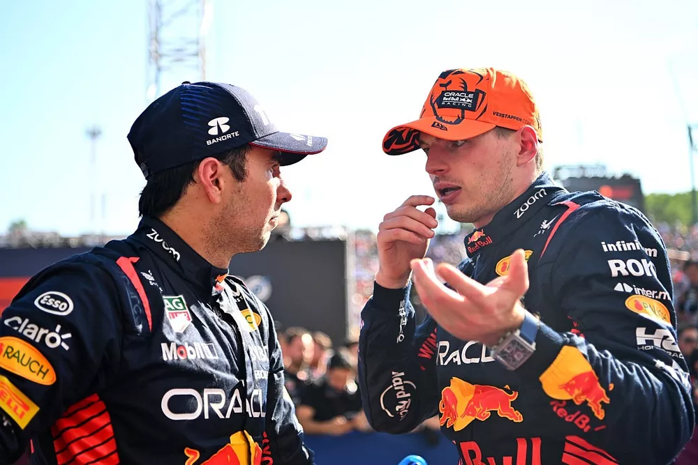 Max Verstappen, Red Bull Racing, Sergio Perez, Red Bull Racing

