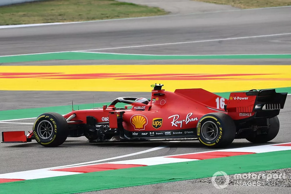 Charles Leclerc, Ferrari SF1000, spins