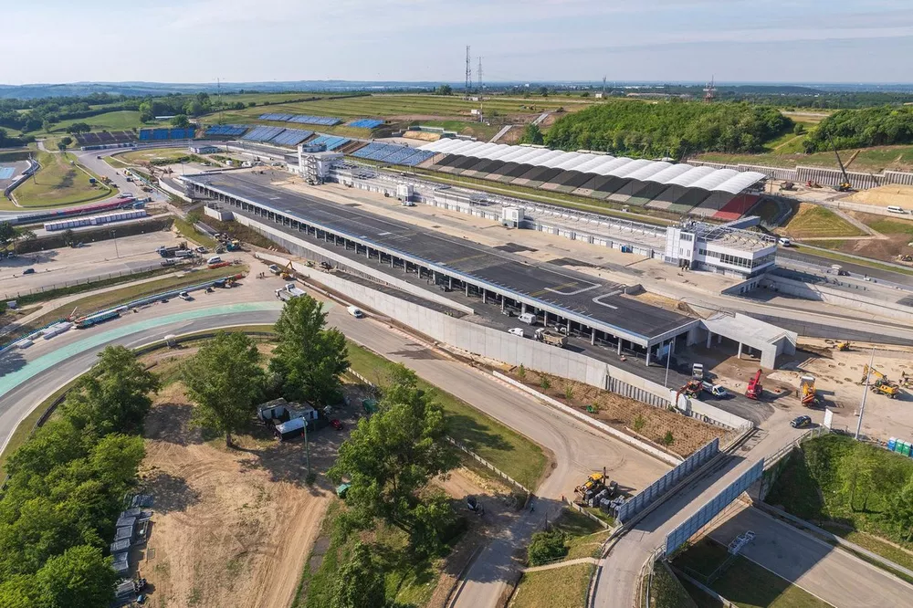 La r&eacute;novation du Hungaroring