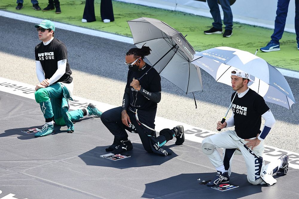 Lance Stroll, Aston Martin, Lewis Hamilton, Mercedes, Pierre Gasly, AlphaTauri 