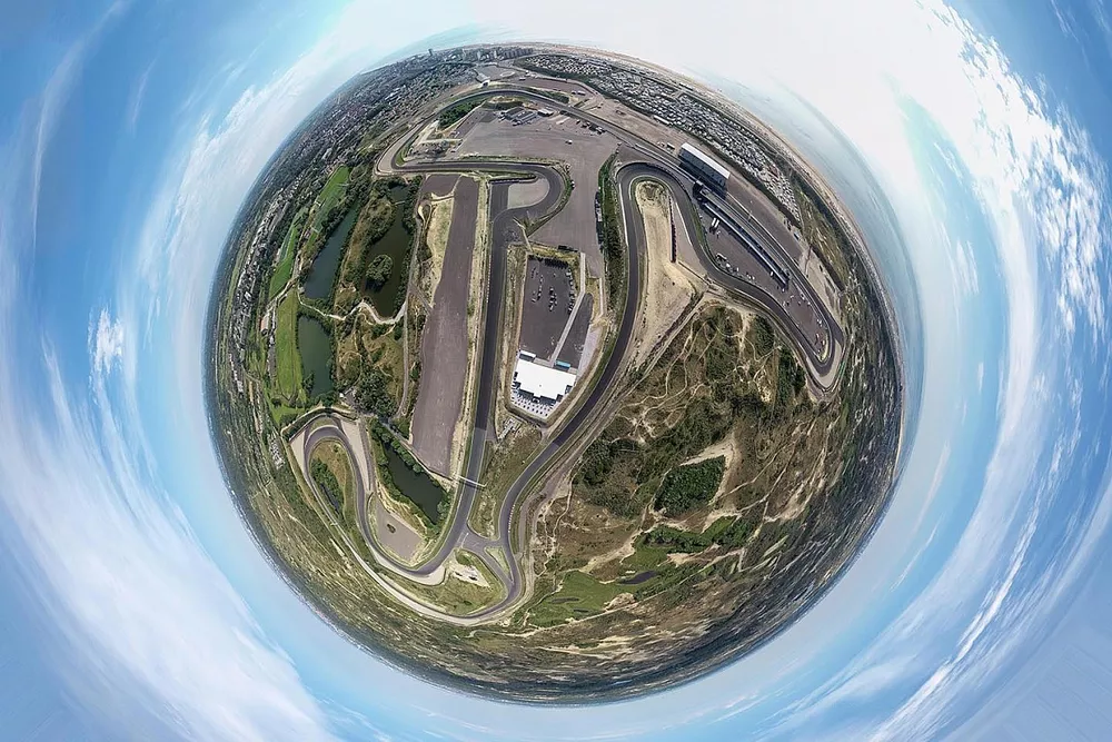 Zandvoort vanuit de lucht