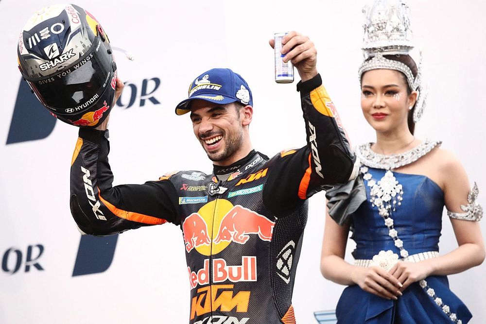 Podio: ganador Miguel Oliveira, Red Bull KTM Factory Racing MotoGP