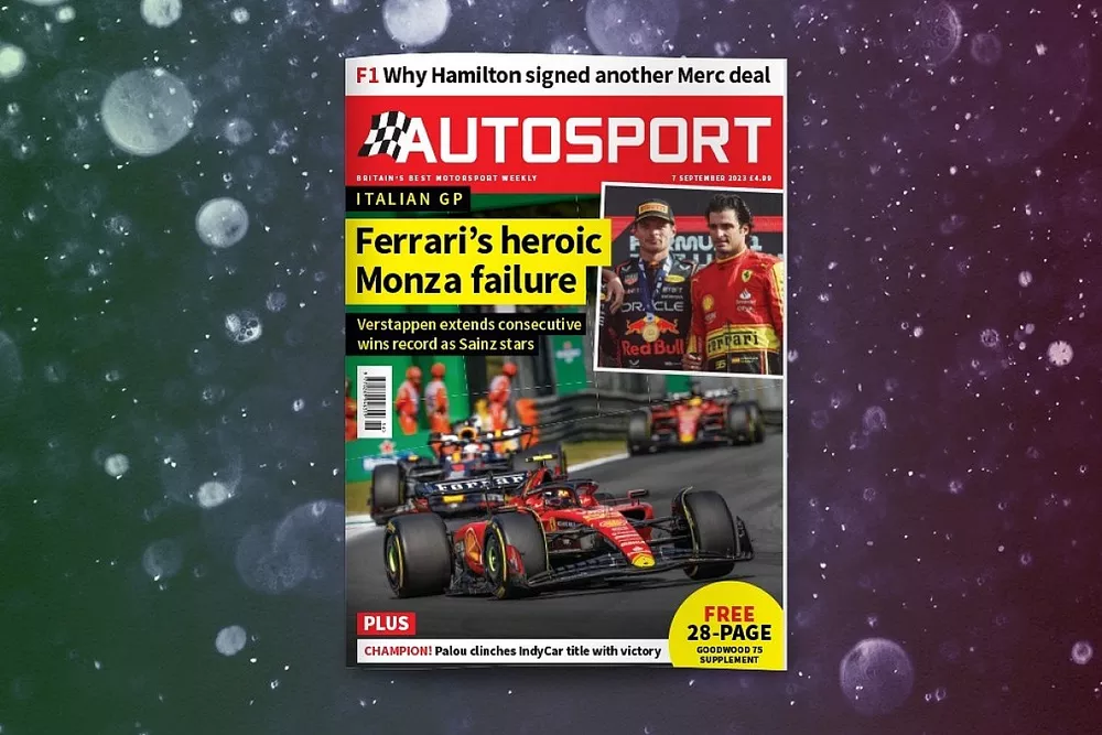 7 September Autosport magazine cover